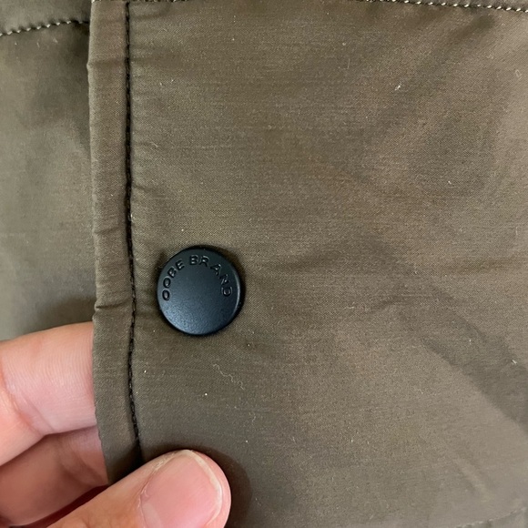 OOBE Brand 161 King St. Men's Green Quilted Snap Button Front Overshirt Shacket - Picture 5 of 10